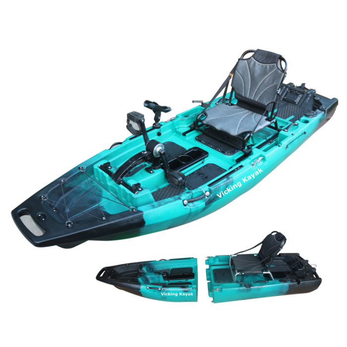 Fishing Kayak Pedal Drive - Nouveau Kayak Modulaire 2025 de 9,5
