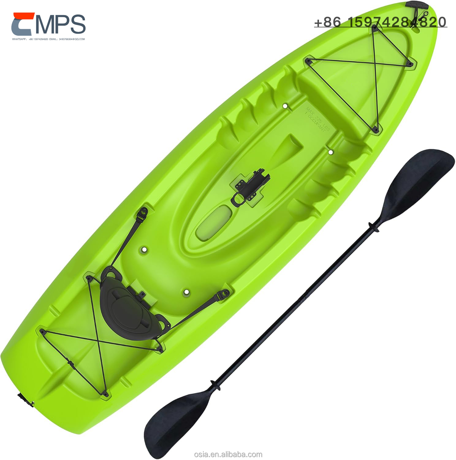 Fishing Kayak Sit In - Kayak de pêche en plastique rigide
