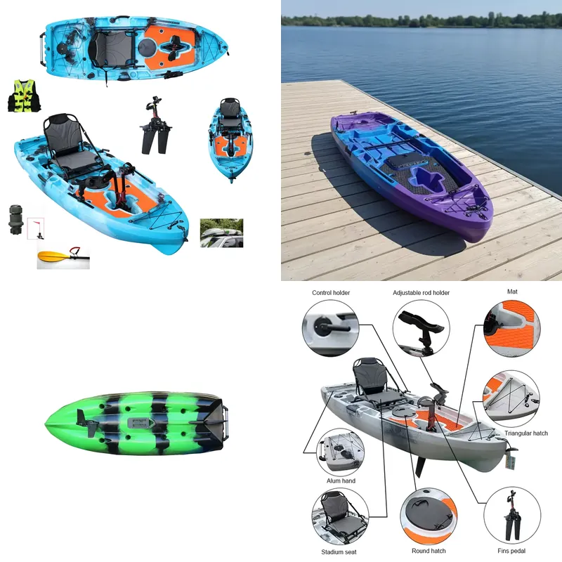 Fishing Kayak Pedal Drive - Canoë à pédales Viking Ocean Single