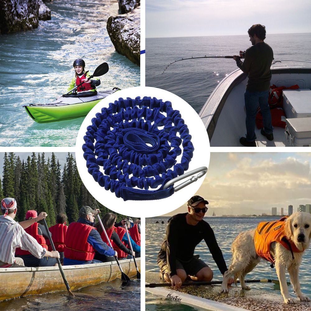 Laisse élastique réglable pour - Fishing Kayak Paddle Leash avis et prix