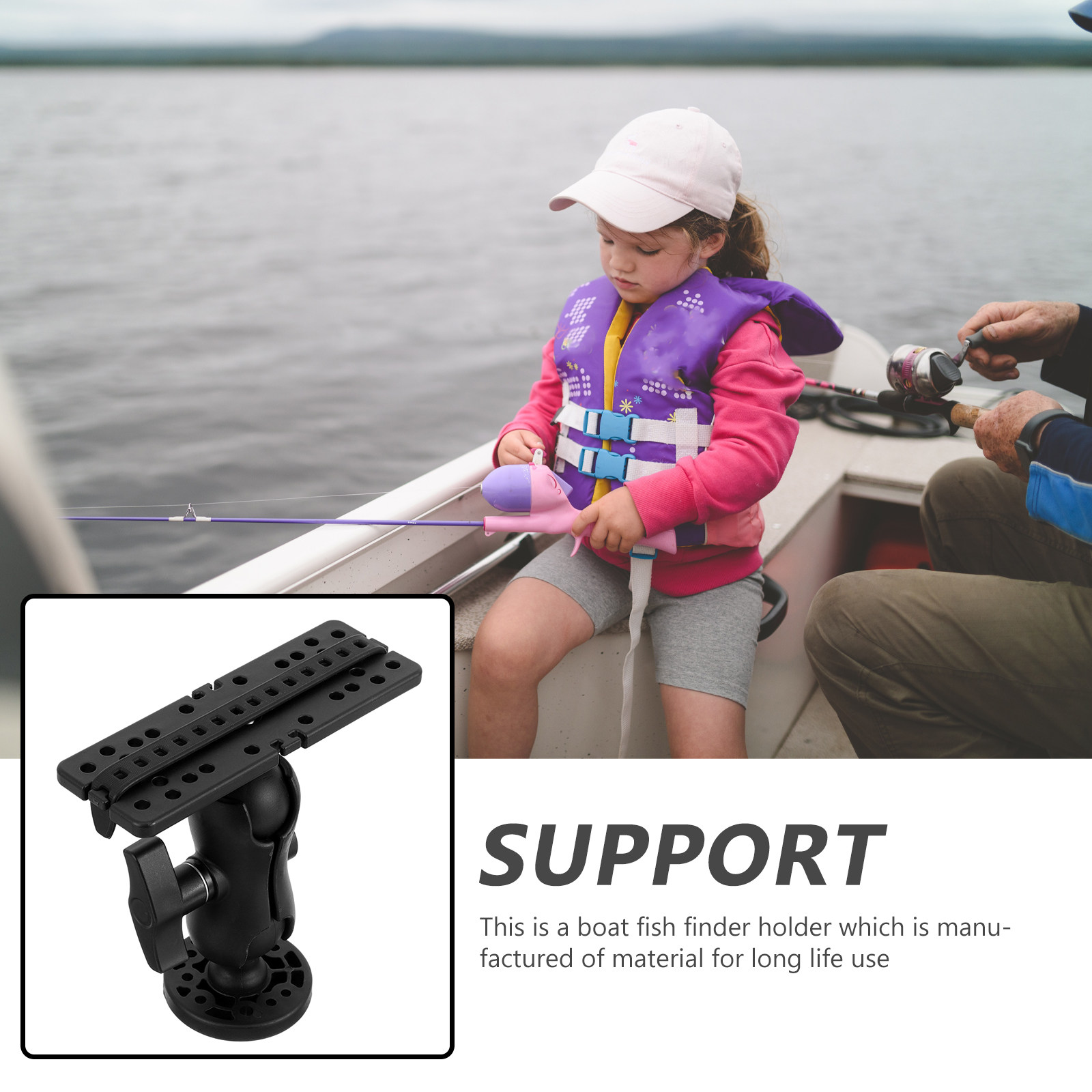 Support robuste pour détecteur - Fishing Kayak Fish Finder Mount avis et prix