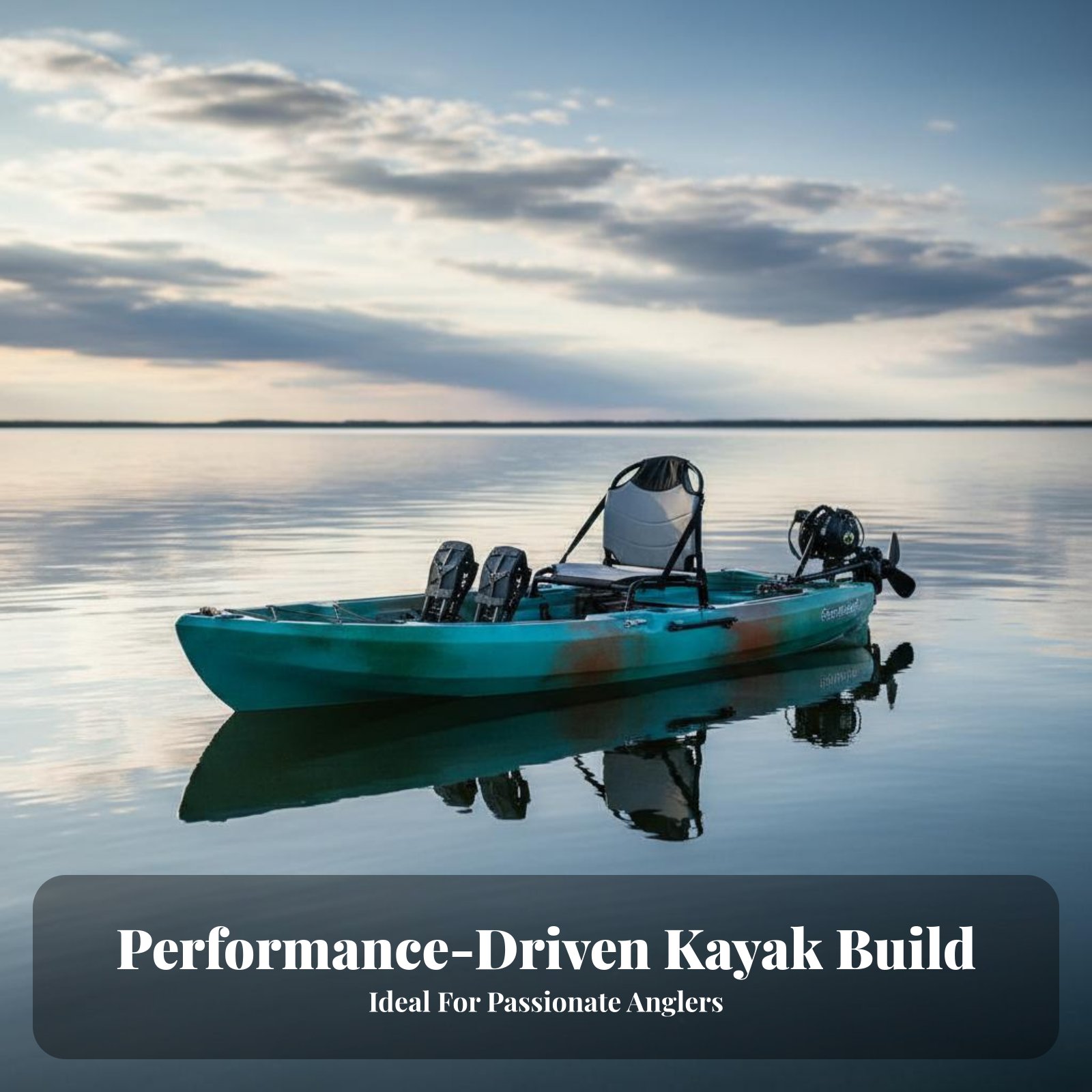 Bateau de pêche à pédales plia - Fishing Kayak Pedal Drive avis et prix
