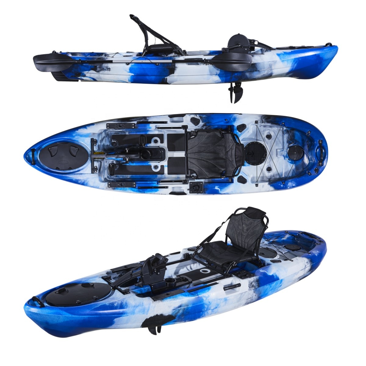 Canoë de pêche en plastique po - Fishing Kayak Pedal Drive avis et prix