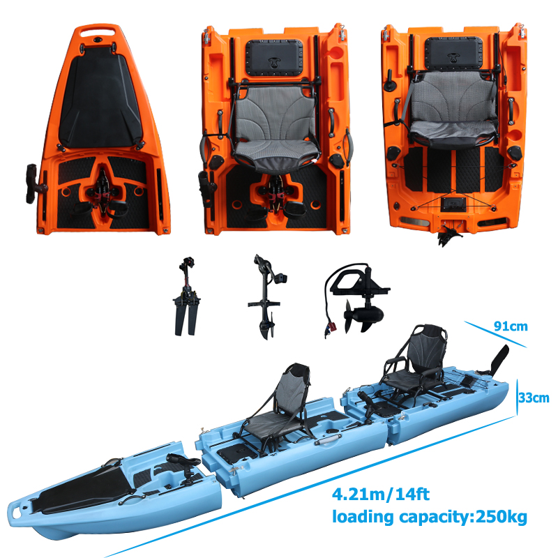 Kayak à pédales détachable pou - Fishing Kayak Sit In avis et prix