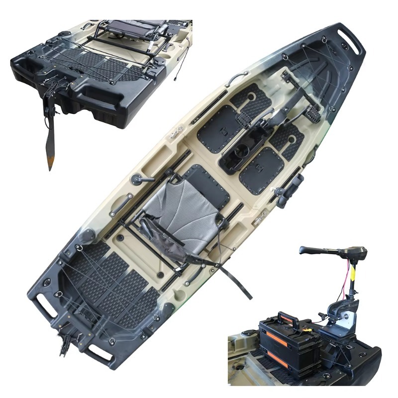 Kayak de pêche motorisé 1 pers - Fishing Kayak Pedal Drive avis et prix