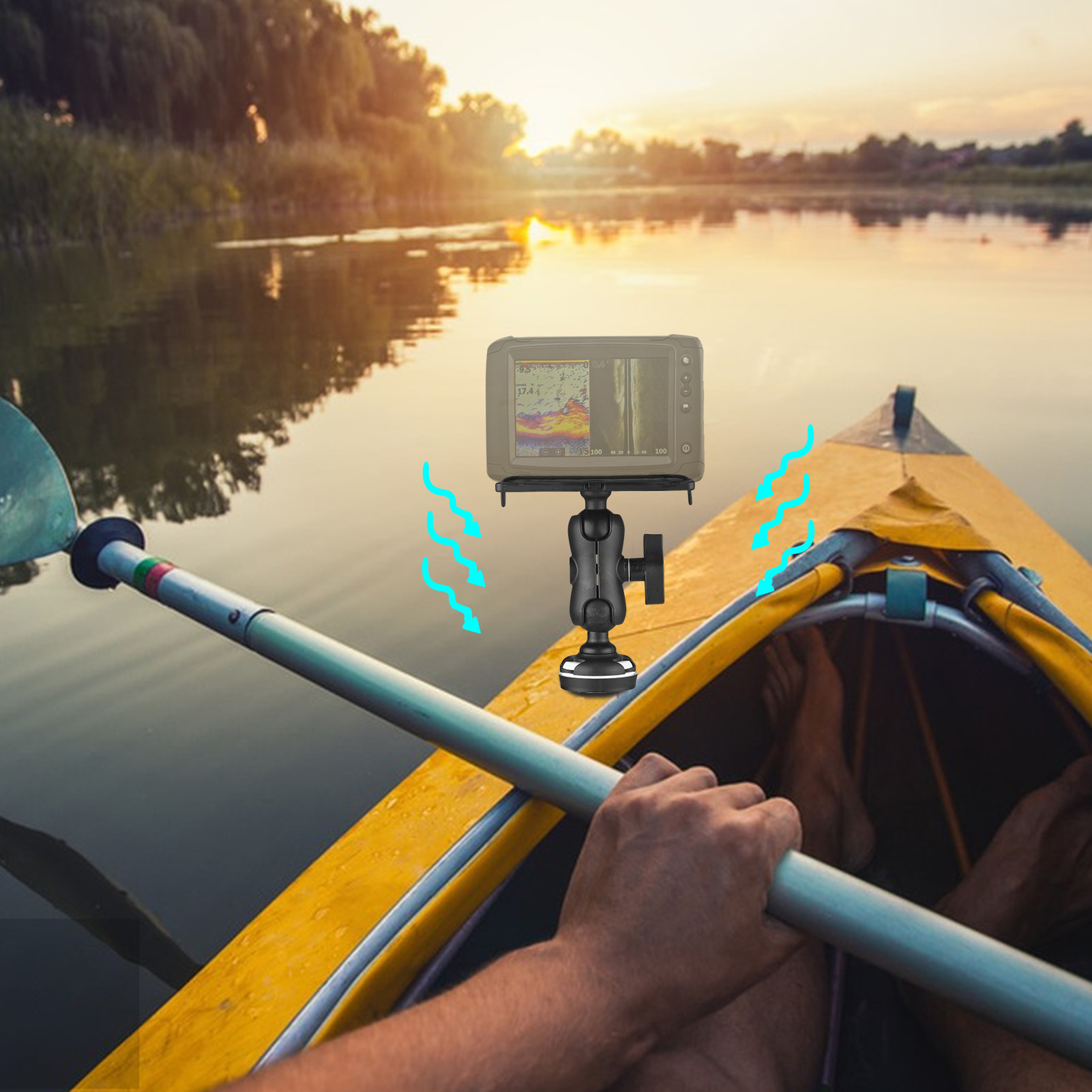 Support de détecteur de poisso - Fishing Kayak Fish Finder Mount avis et prix